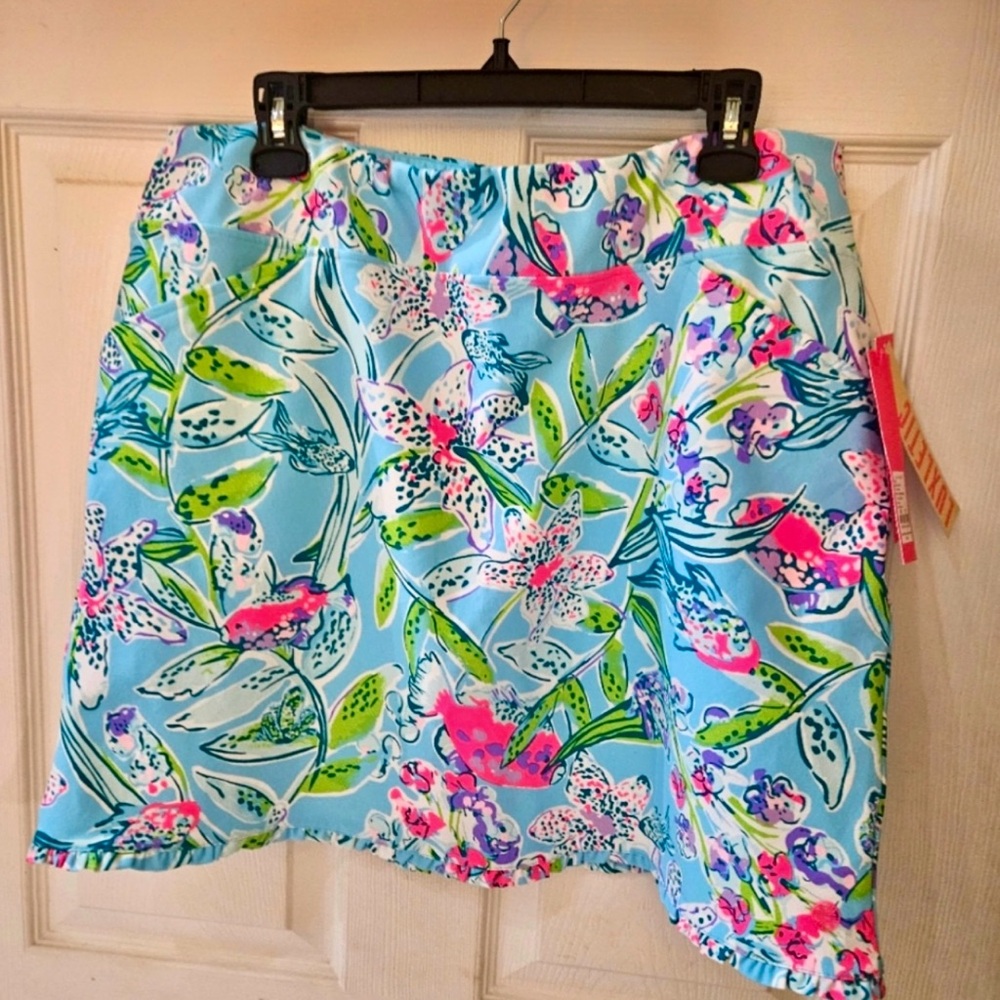 Lilly Pulitzer Tropical Floral Sarong - Blue, Pink, Green